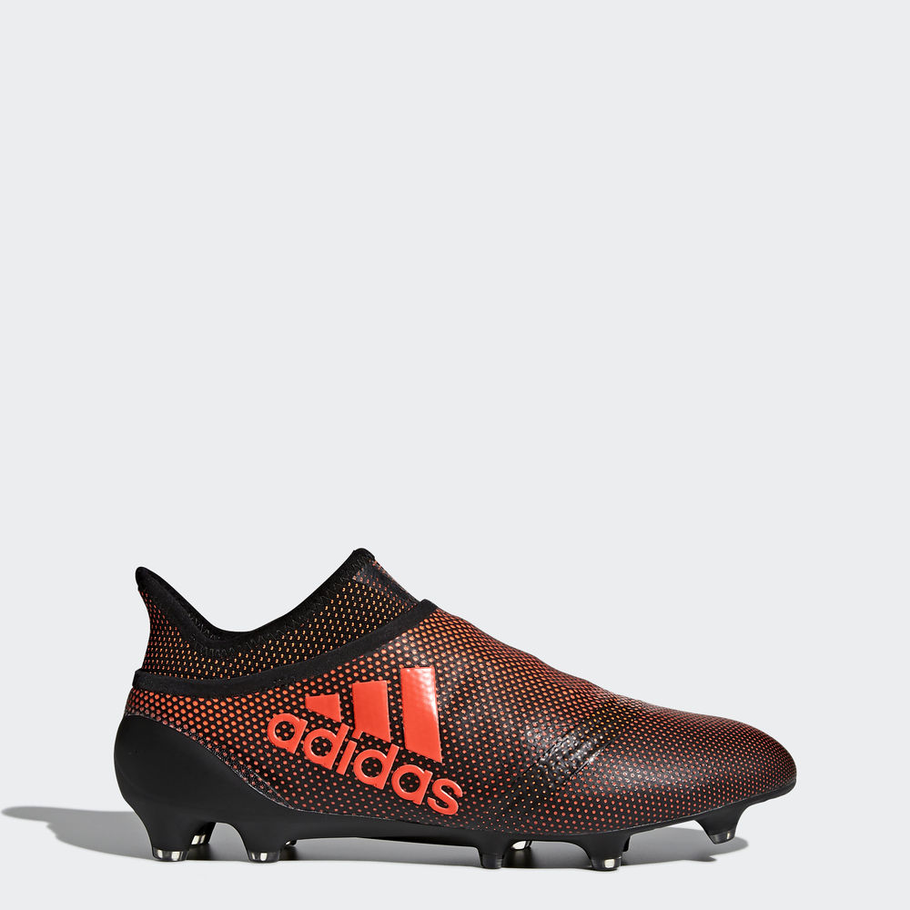 Adidas X 17+ Purespeed Firm Ground - ποδοσφαιρικα παπουτσια ανδρικα - Μαυρα/Κοκκινα/Πορτοκαλι,Μέγεθο